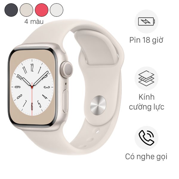 Đồng hồ thông minh Apple Watch S8 GPS 41mm