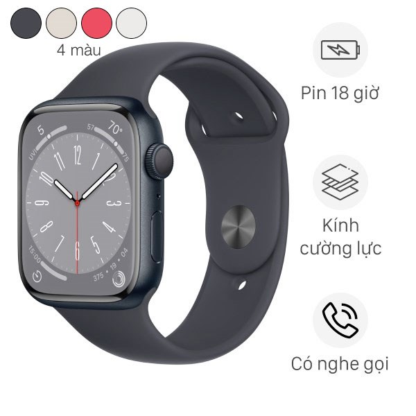 Đồng hồ thông minh Apple Watch S8 GPS 41mm